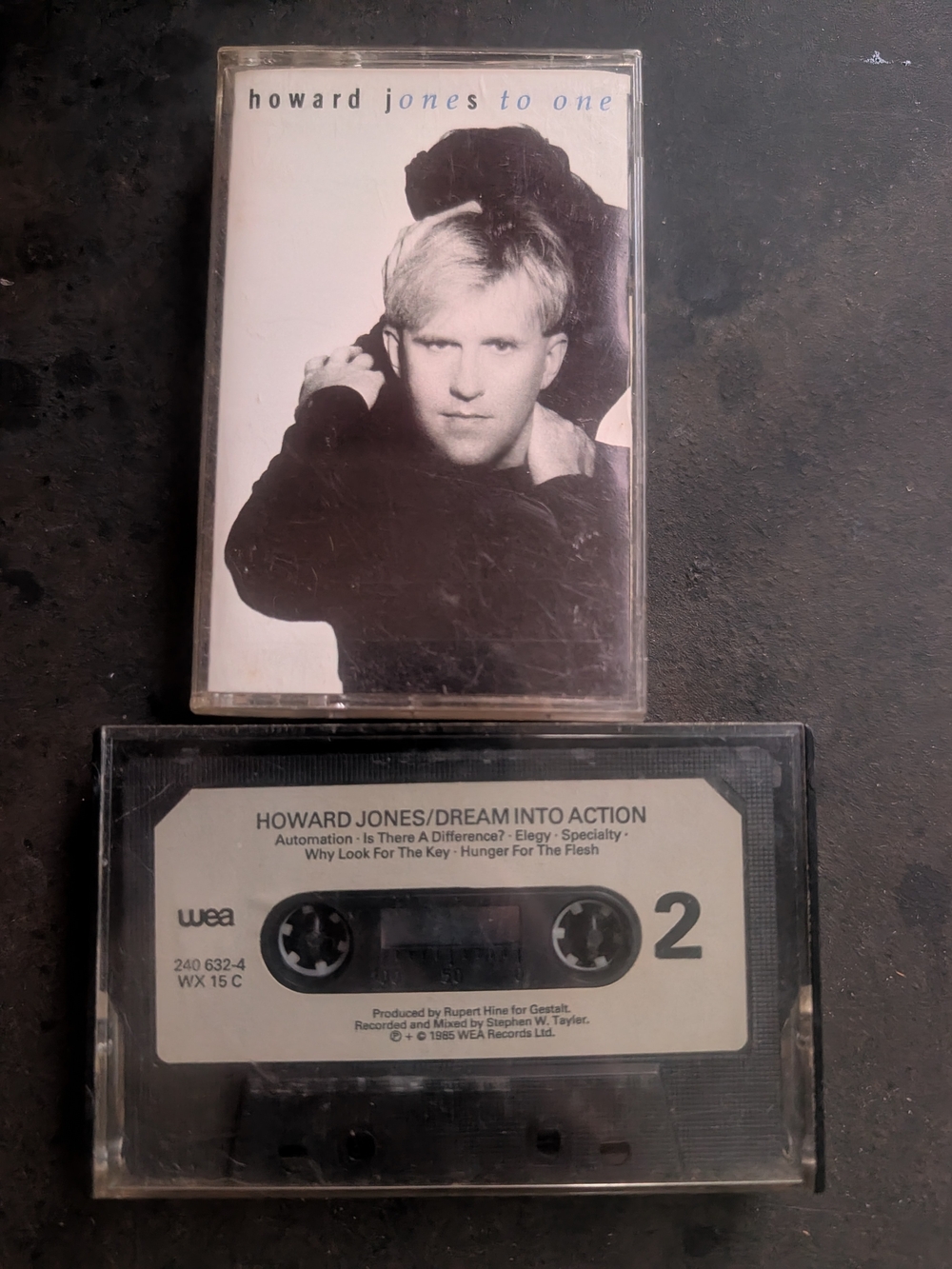 Howard Jones Cassette Tape Bundle Of 2—